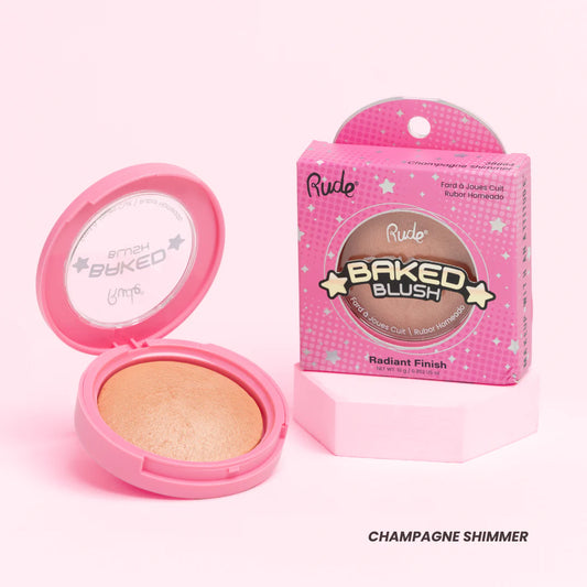Rude - Baked Blush - Champagne Shimmer