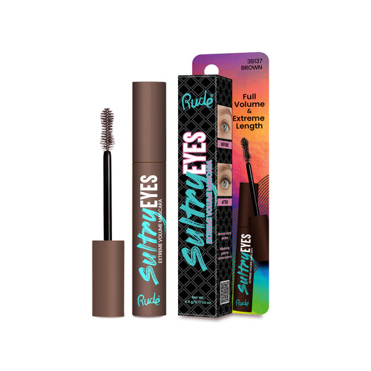 Rude - Sultry Eyes Extreme Full Volume Mascara - Brown
