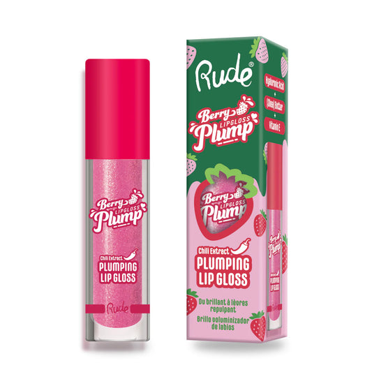 Rude - Brillo labial voluminizador Berry Plump - Cotton Candy