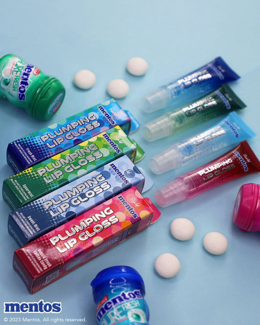 Rude - Mentos Plumping Lip Gloss - Bubble Fresh Cotton Candy