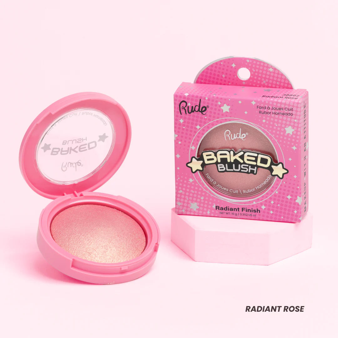 Rude - Baked Blush - Radiant Rose