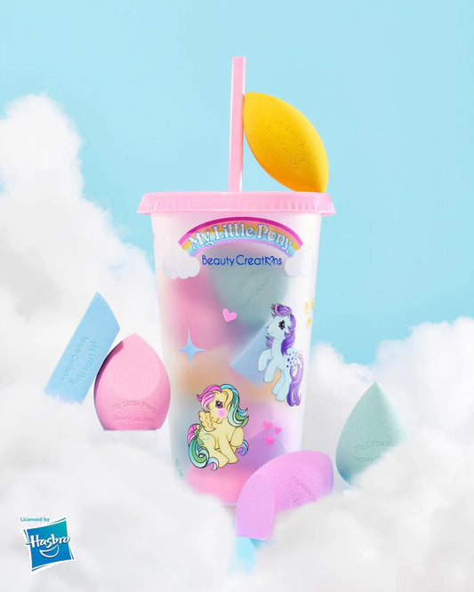 Beauty Creations x My Little Pony - I Want A Pony Set de Esponja + Vaso Reutilizable
