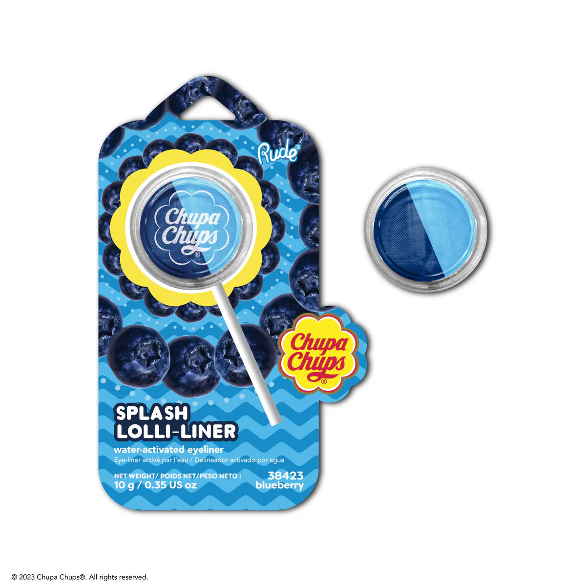 Rude - Chupa Chups Splash Lolli-Liner - Blueberry