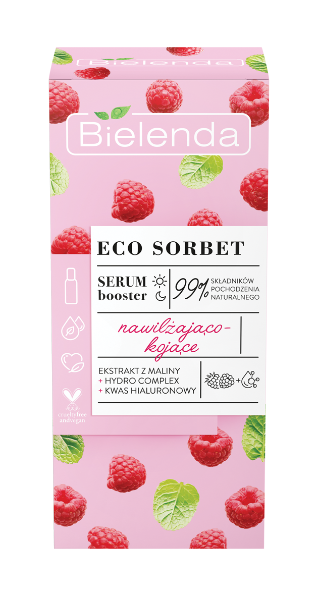 BIELENDA - Eco Sorbet Serum Booster Hidratante Y Calmante Frambuesa