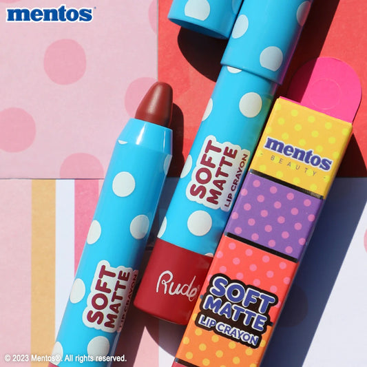 Rude - Mentos Soft Matte Lip Crayon - Dark Cherry