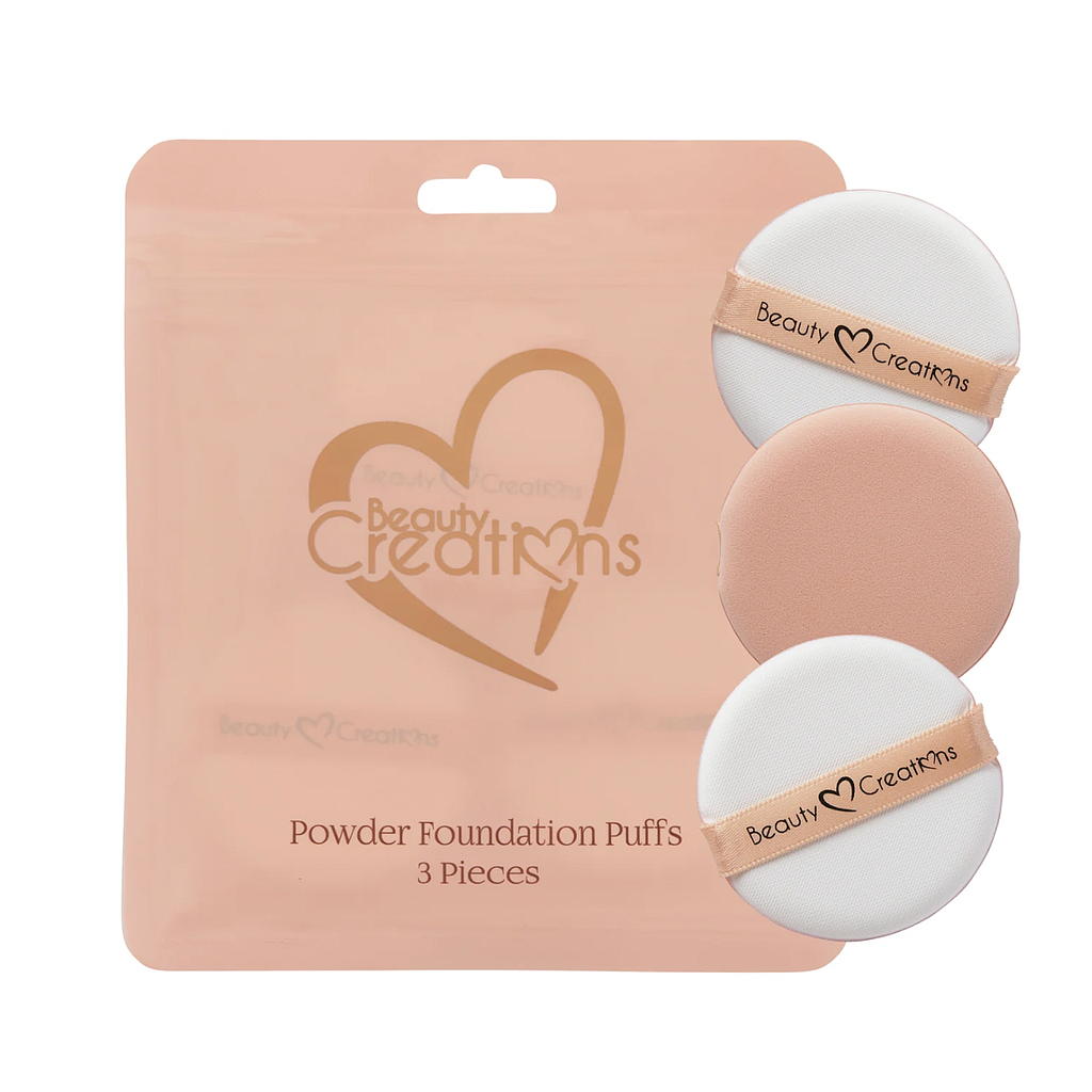 Beauty Creations - Set Puff Para Base En Polvo