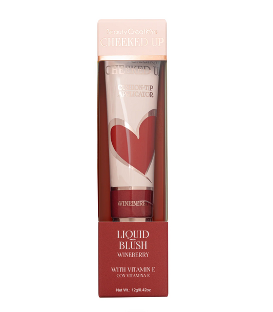 Beauty Creations - Flawless Stay Cheeked Up Wand Rubor Liquido - Wineberry