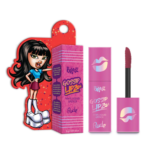 Rude - Lápiz labial líquido de vinilo Bratz Gossip Lipz - Rumorz