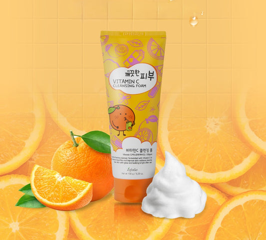 Esfolio - Espuma limpiadora con vitamina C para piel limpia